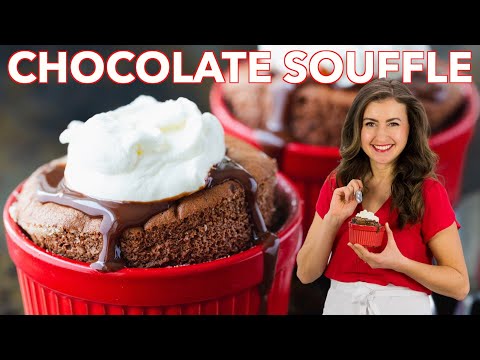 How to Make Chocolate Soufflé - EASY CHOCOLATE SOUFFLE