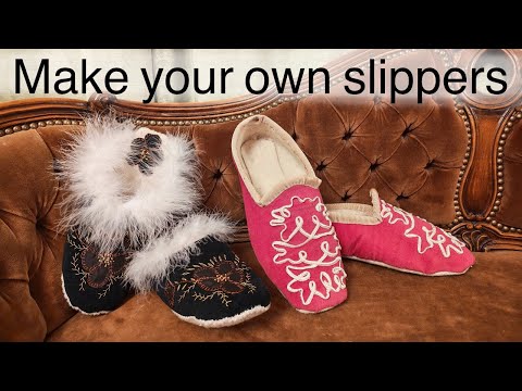 make victorian slippers- beginner friendly