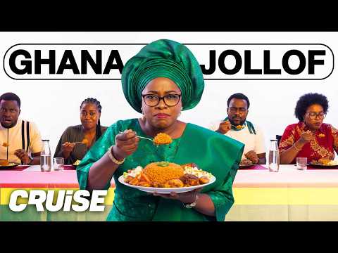 Nigerians tastes GHANA JOLLOF for the first time