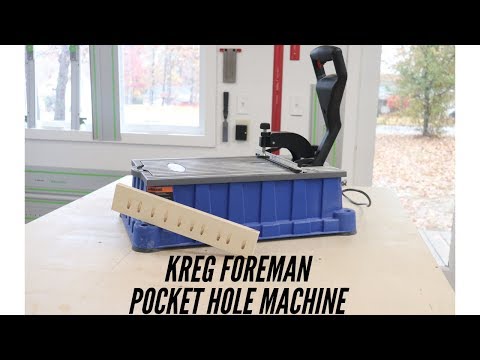 Kreg Foreman Electric Pocket Hole Machine - Is it right for you?