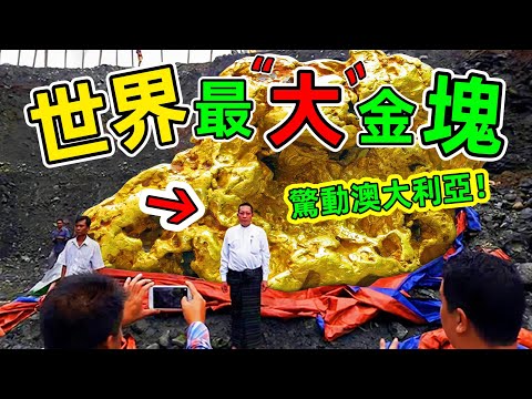 潑天富貴！外出閑逛竟意外發現“巨大金塊”，被稱為史上最大金塊#世界最大金塊 #世界之最 #冷知識 #top10 #出類拔萃