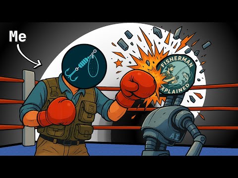 REAL Fisherman VS FAKE AI Fishing Channel
