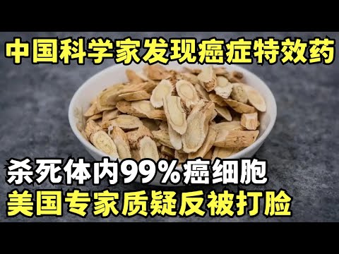 中国科学家发现癌症特效药! 杀死体内99%癌细胞, 全球患者前来求购, 美国专家质疑反被打脸!｜科学边界