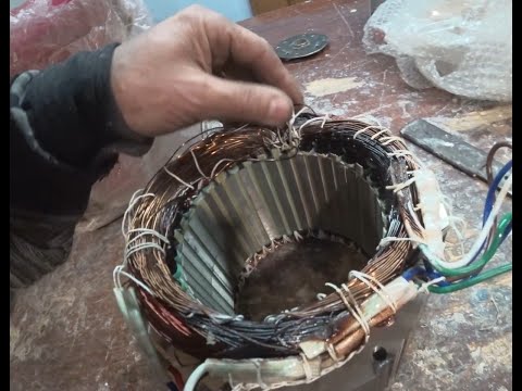 Перемотка статора бензогенератора со всеми подробностями
