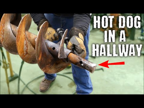 Using ALL the Tools to Fix a Chewed up Grain Auger