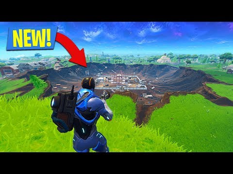 NEW SEASON 4 UPDATE in FORTNITE!! (Secret Locations, New Skin Upgrades, Comet Crater)
