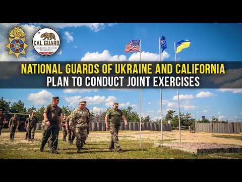 National Guards of Ukraine and California plan to conduct joint exercises