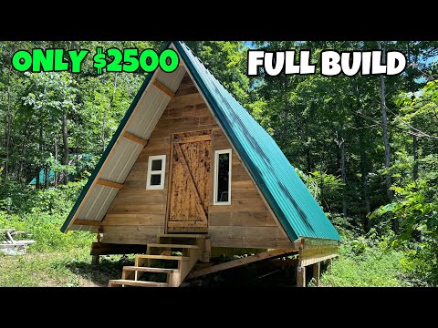 Family Builds Off Grid Cabin Church In The Woods