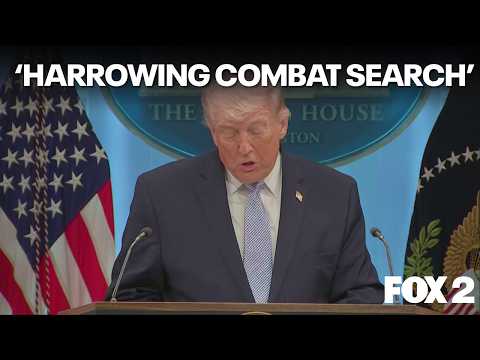 'God was watching us': President talks rescue of fighter pilot in Iran