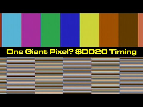One Giant Pixel? Exploring $D020 and VIC-II/6510 Timing
