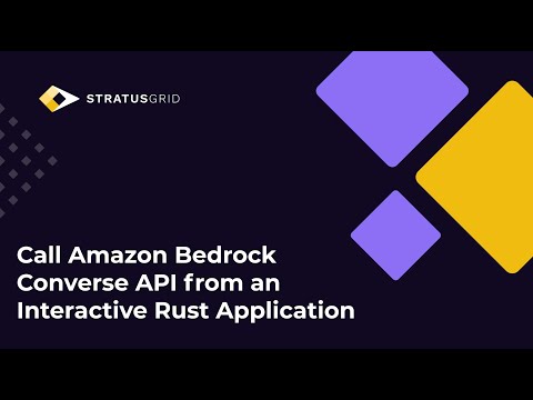 Call Amazon Bedrock Converse API from an Interactive Rust Terminal Application