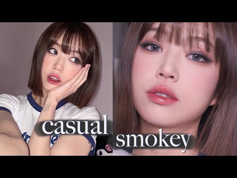 (eng) my signature casual smokey eye makeup♥