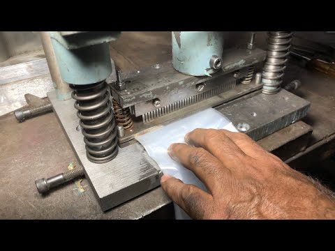 Making Process of Paper Perforating & Manual Creasing Machine