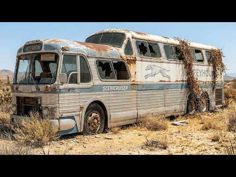 I Found an Abandoned Greyhound Scenicruiser in the Desert and Restored It!
