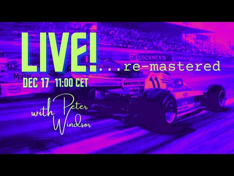F1 Livestream 1217 - video re-master by Peter Windsor