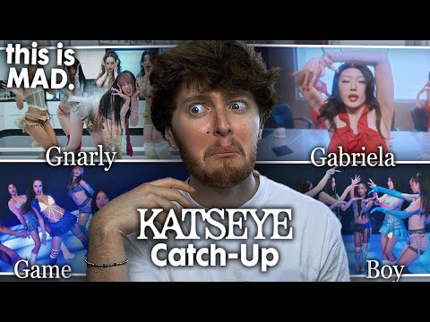 KATSEYE CATCH-UP! (Gnarly, Gabriela, Gameboy | MV Reaction)