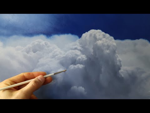 How to paint clouds - realistic cloud painting tutorial
