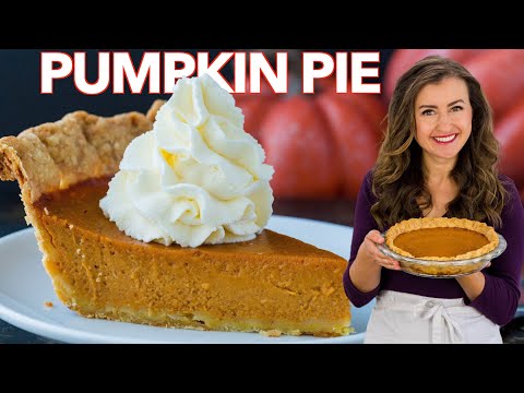 The BEST PUMPKIN PIE RECIPE I've Ever Made | Thanksgiving Dessert