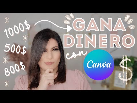 Gana DINERO con CANVA...💲  Vende tus diseños y genera ingresos💲