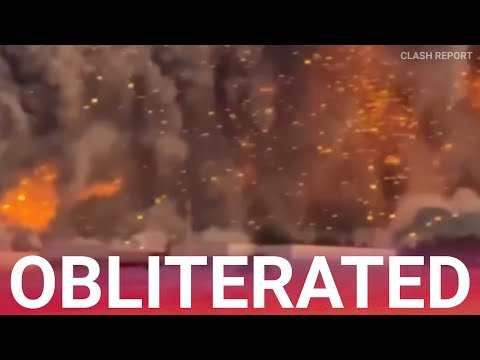 Huge explosions erupt across Isfahan as the US and Israel decimate Iranian weapons depot