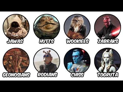 Every Star Wars Alien Species Explained In 26 Minutes Part 1