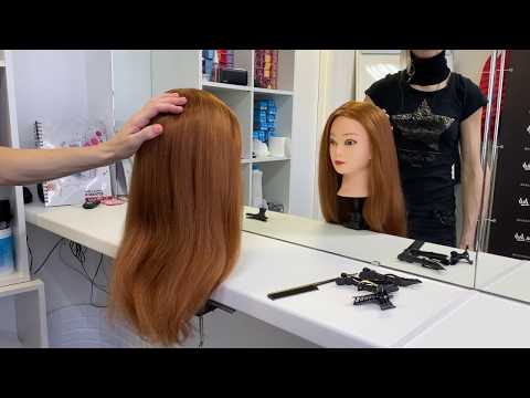 Проборы (горизонтальный пробор) Обучающее видео.