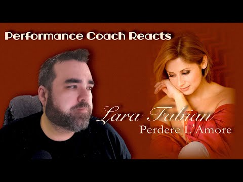 Acting & Performance Coach Reacts: Lara Fabian - Perdere L'Amore (First Time Reaction)