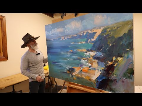 Rugged Kangaroo Island Coastal - Seascape Oil Painting!
