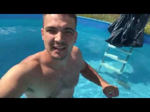 Handmade swimming pool