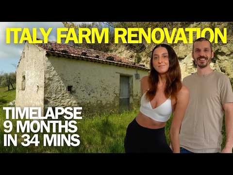 We Bought an ABANDONED FARM in ITALY | 9 Months TIMELAPSE: THEN AND NOW Renovation