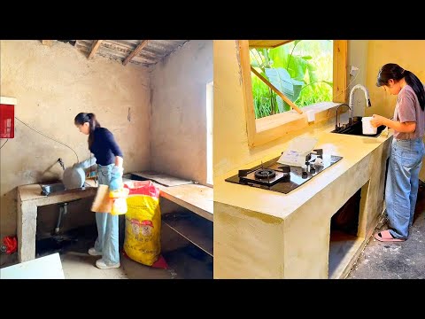 Beautiful girl bought an abandoned mansion and made a beautiful renovation Part02