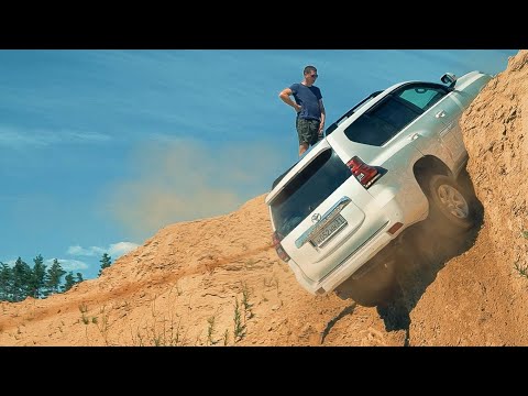 TOYOTA PRADO СОШЕЛ С УМА!  Полеты на бездорожье