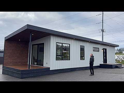 Game Over! This Two Bedroom Modular Home Perfected the West Coast Exterior!!