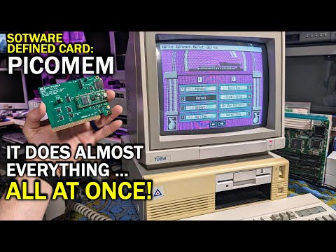 The PicoMEM is an amazing software defined ISA card