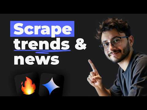 EASY way to get daily insights for your niche: Firecrawl's Trend Finder (with Gemini 2.5 Pro)