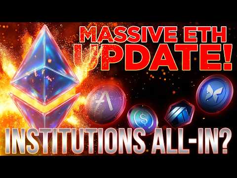 Institutions Thirsty For ETH🔥MASSIVE Ethereum Update!🚀