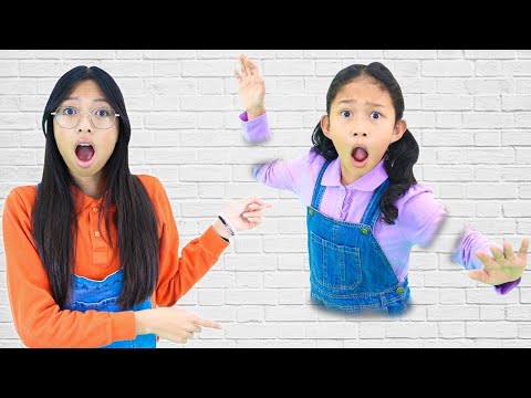 Wendy & Andrea's Magical Wall-Walking Hide and Seek Adventure