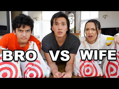 Who Knows Me Better? Wife Vs Little Brother (Target Gift Swap Challenge)