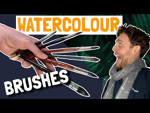 Watercolour BRUSHES for Beginners - which watercolour brush?