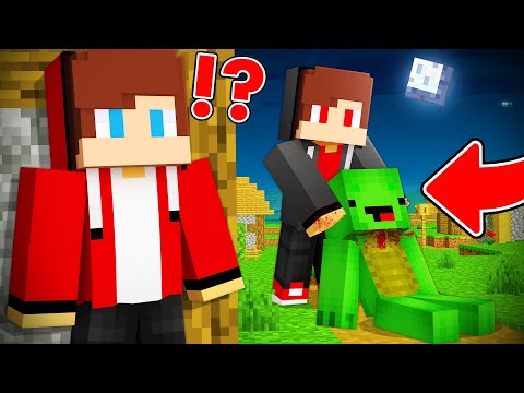 Why DARK JJ Wants to KILL JJ and Mikey at Night in Minecraft - Maizen