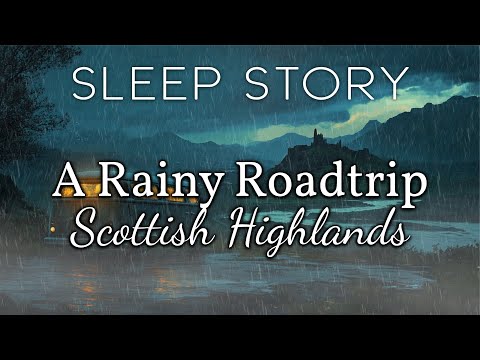 A Rainy Campervan Drive Through the Scottish Highlands: A Cozy Sleep Story
