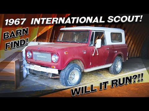 Barn Find! 1967 International Harvester Scout! Will it Run?!?
