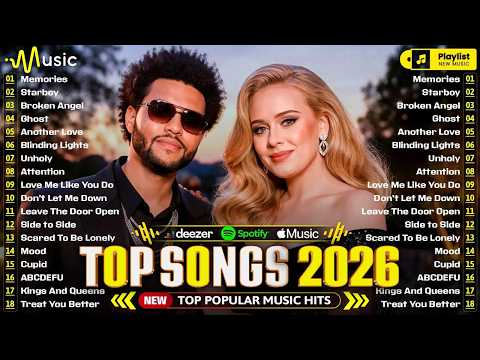 Pop Songs 2026 - Adele, Bruno Mars, Dua Lipa, Ed Sheeran, Selena Gomez, Maroon 5, Taylor Swift