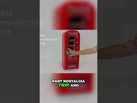 Retro Coca-Cola Fridge & Instant Bed: Cool Comfort Anywhere! #shorts