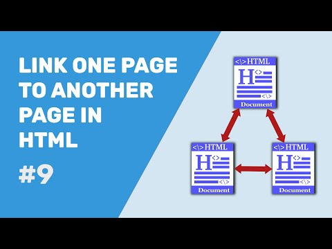 How to link one page to another page in HTML using notepad