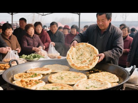 河南商丘特色黏面馍,个个都有10斤重,无门面无招牌,想吃到家买【好食勇哥】