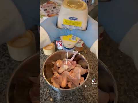 Crispy, Spicy, Ranch Chicken Wings! Try these… #hotwings #wings #chickenwings #fypシ #fyp