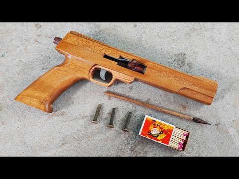 DIY GUN - How to make a super powerful gun with matches