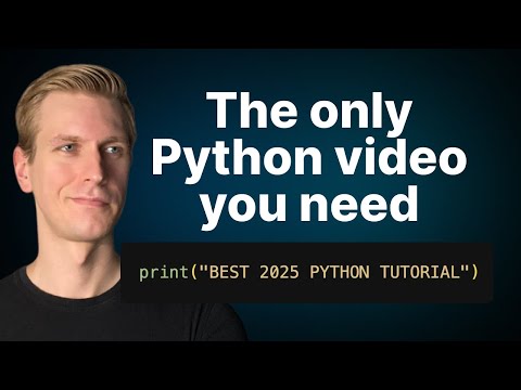 Python Tutorial - All 25 Concepts You Need To Know