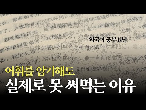 어휘는 어떻게 공부해야 할까?